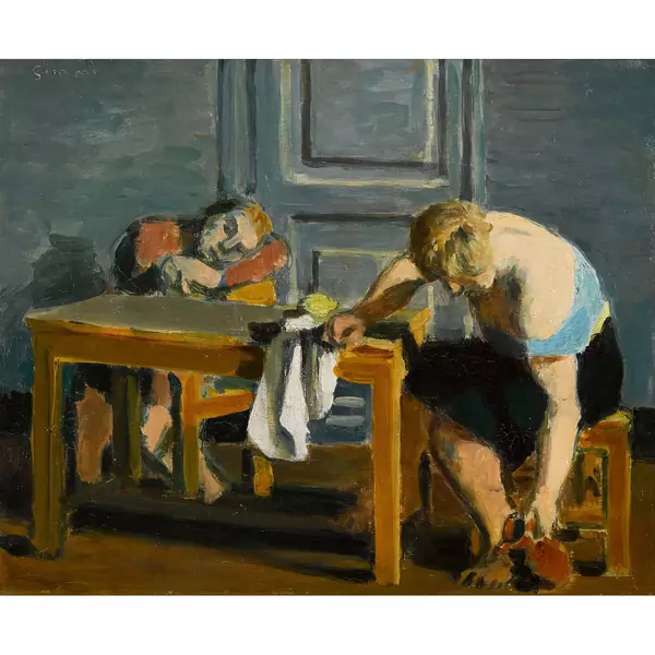 Deux femmes dans un intérieur