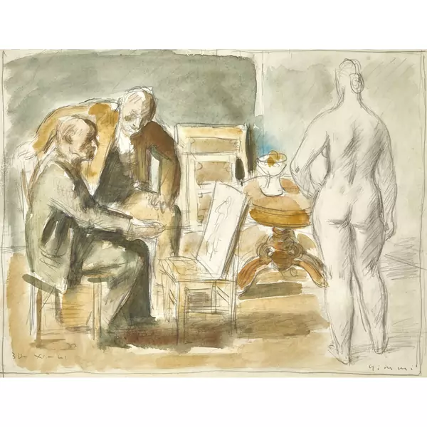 Le peintre et son modèle