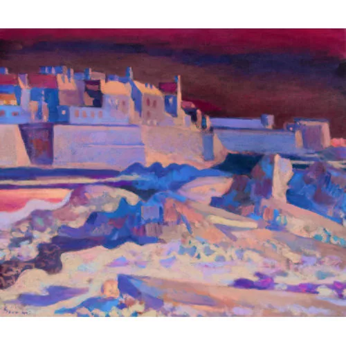 Wilhelm Gimmi — "Les remparts de Saint-Malo".