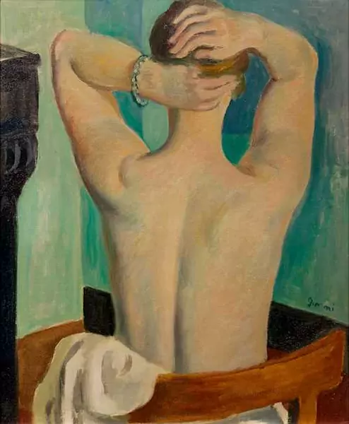 WILHELM GIMMI — Nu de dos. — Koller Auktionen