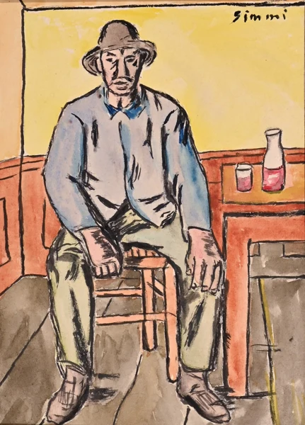 Wilhelm Gimmi — Vigneron, um 1960
