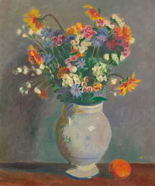 WILHELM GIMMI — Vase de fleurs. 1925. — Koller Auktionen