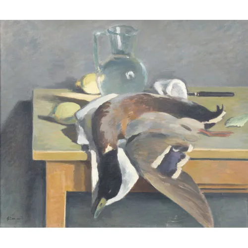 Wilhelm Gimmi — Nature morte au canard.