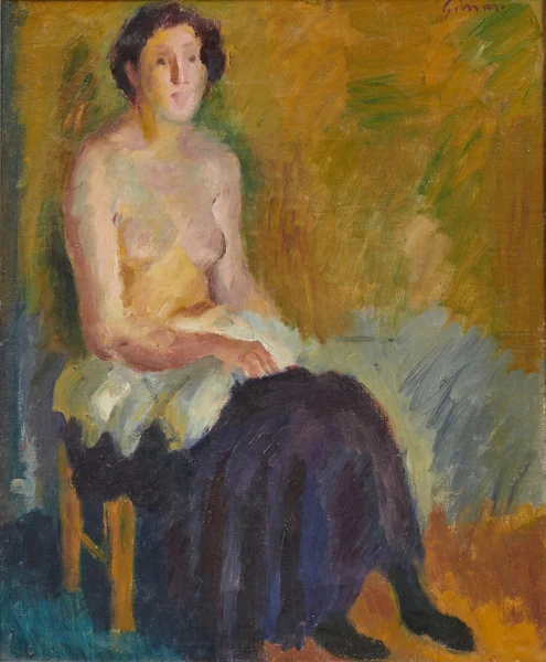 Wilhelm Gimmi — Untitled (Seated Woman)