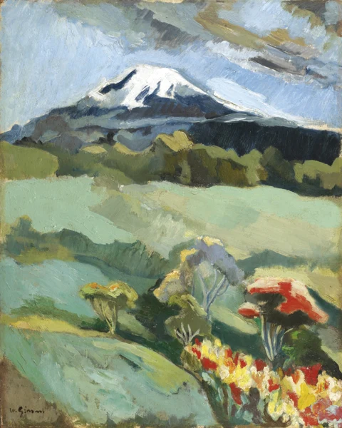 Wilhelm Gimmi — BERGLANDSCHAFTMOUNTAIN LANDSCAPE