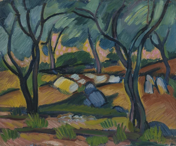 Wilhelm Gimmi — Paysage dans le Valais