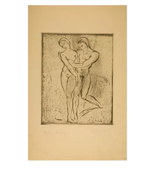 Wilhelm Lehmbruck — Raub I, Weib ganz — Galerie Kornfeld