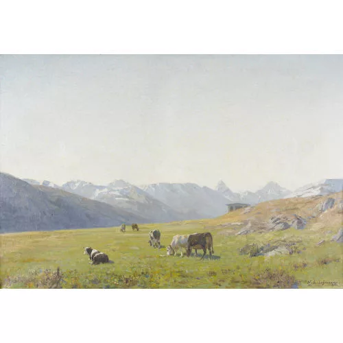 Wilhelm Ludwig Lehmann — "Herbsttag Davos".