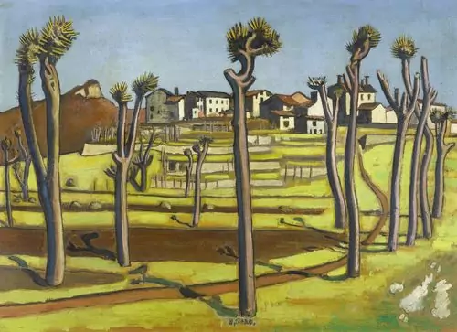 WILHELM SCHMID — Sicht auf den Monte Bre. — Koller Auktionen