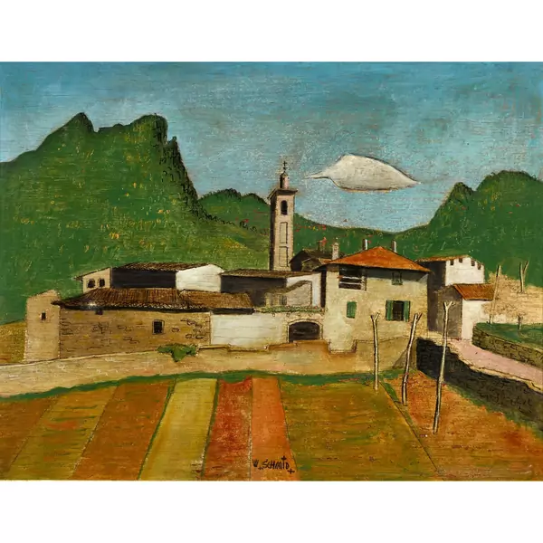 "Landschaft bei Lugano (Mendrisiotto)"