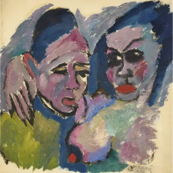 Pierrot mit Dirne