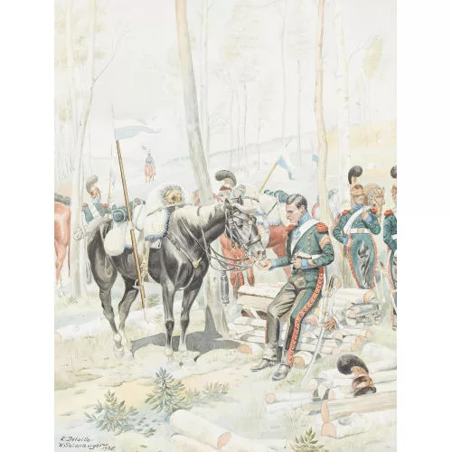 Wilhelm Stückelberger — Marschhalt.