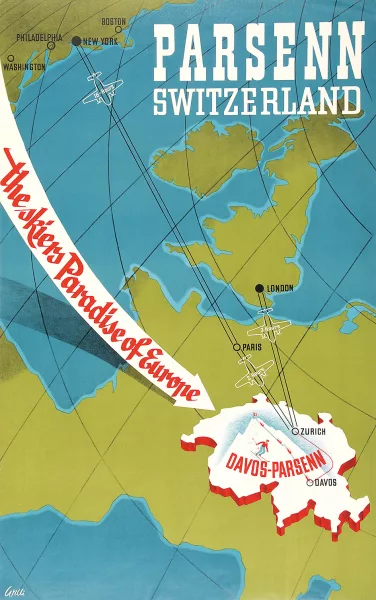 Willi — Davos Parsenn Switzerland, 1945