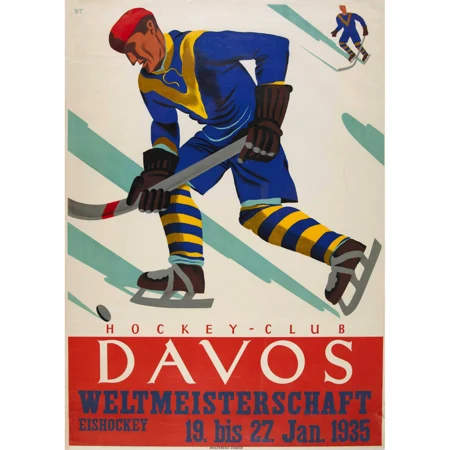 "Davos Weltmeisterschaft Eishockey 1935"