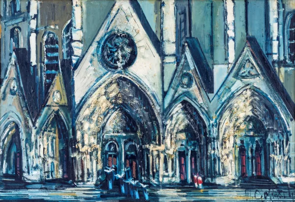 William Goliasch — Cathédrale, le pavis,
