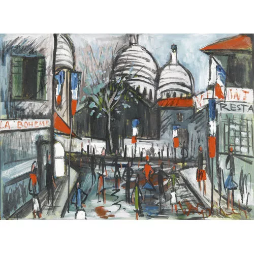 William Goliasch — Auf dem Montmartre in Paris.