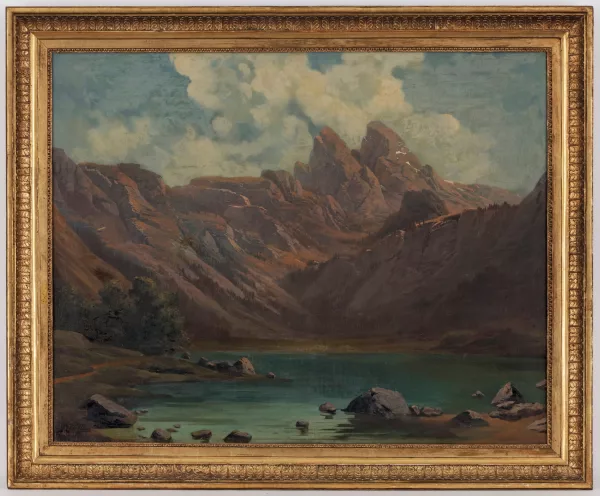 William Müller — Paysage de montagne,