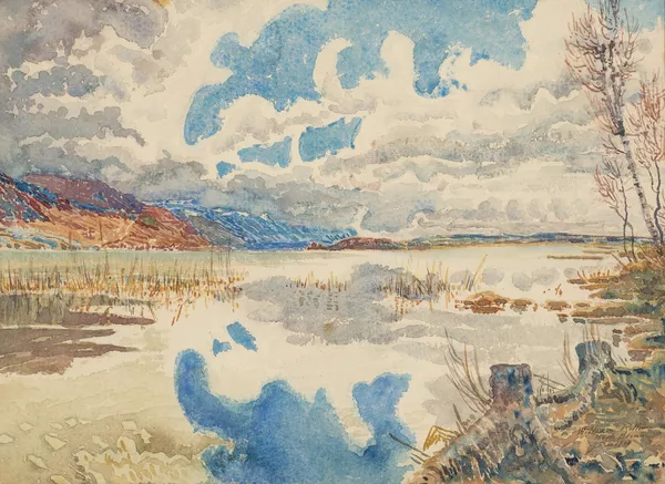 William Ritter (1867-1955), "Lac de Bienne". — DognyAuction