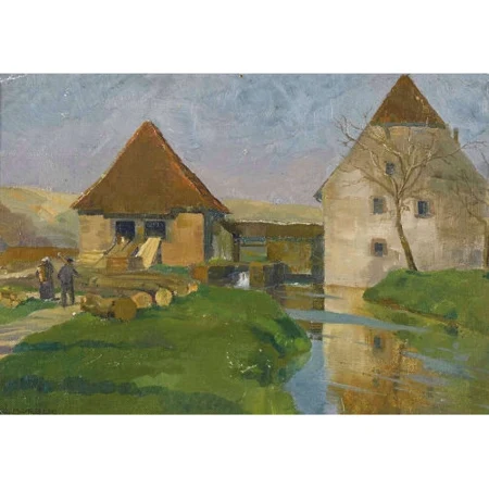 "Mühle bei Durlach. Karlsruhe"
