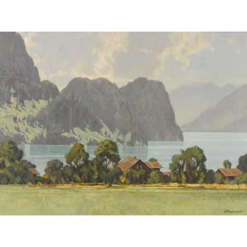 Willy Monnier — Sommerliche Ansicht des Brienzersees.