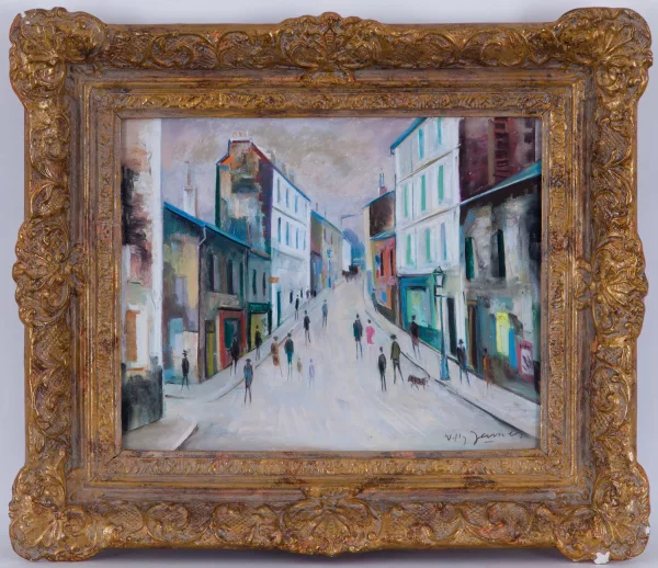 Willy Rochat — Rue à Montmartre
