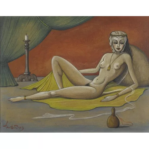 Willy Roth — "Haremsdame im Gemach".