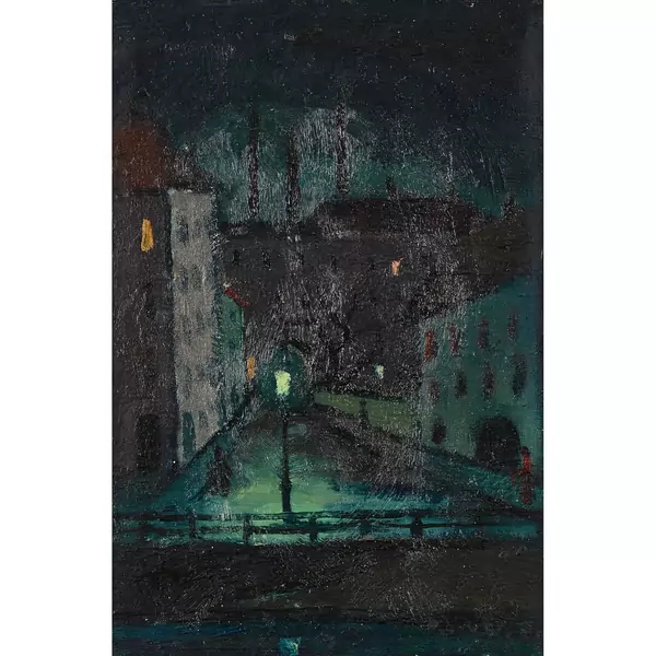 Nächtliche Strassenszene