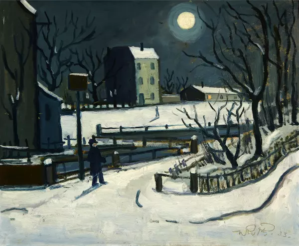 Winter im Dorf