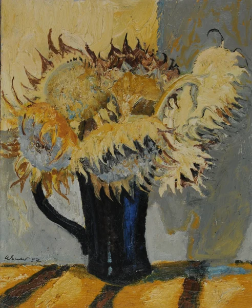 Willy Suter — Sonnenblumenstrauss, 1957