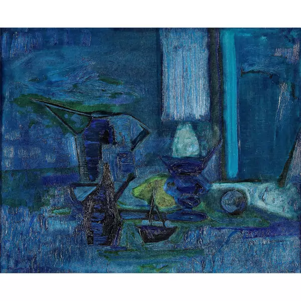 "Nature morte bleue"