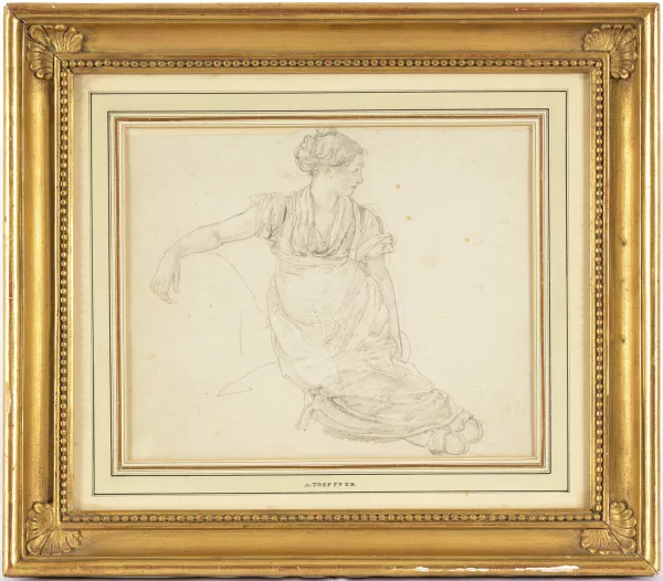 Wolfgang Adam Töpffer — Femme assise