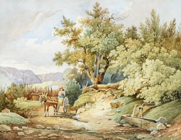 Wolfgang Adam Töpffer — Paysage animé