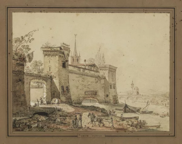 Wolfgang Adam Töpffer — Vue d'un château
