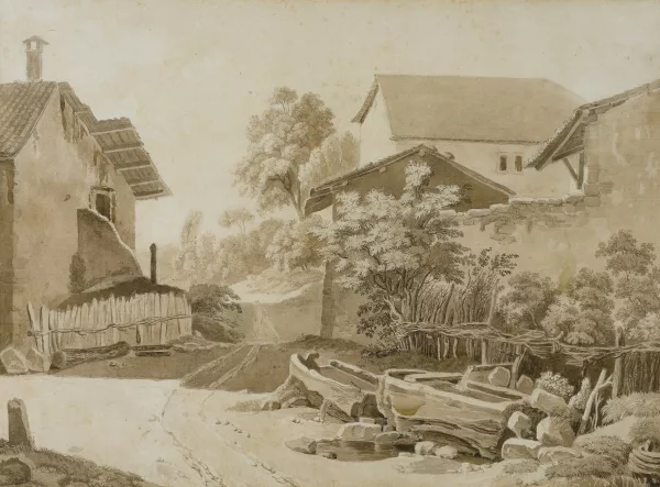 Wolfgang Adam Töpffer — An der Dorfstrasse