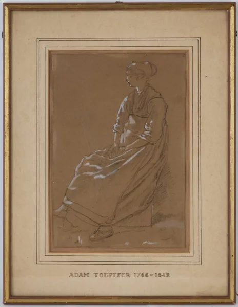 Wolfgang Adam Töpffer — Femme assise