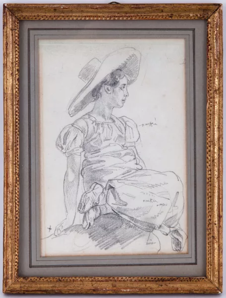 Wolfgang Adam Töpffer — Femme de dos