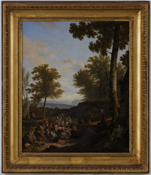 Wolfgang Adam Töpffer — Prédication en plein air, l'ermite du Valais