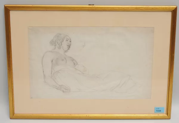 Wolfgang Adam Töpffer — Liegender Halbakt