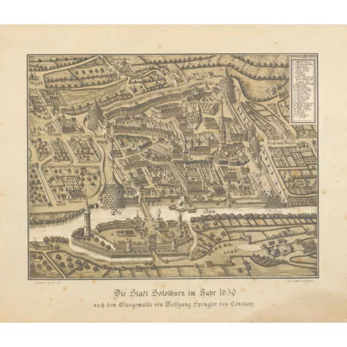Wolfgang Spengler — "Die Stadt Solothurn im Jahr 1650...".