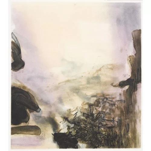 Wou-Ki Zao — "L′étang Nr. 323".