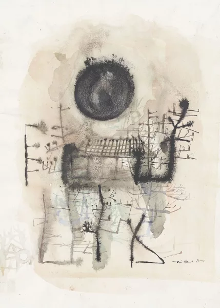 Wou-Ki Zao — "Le soleil noir".