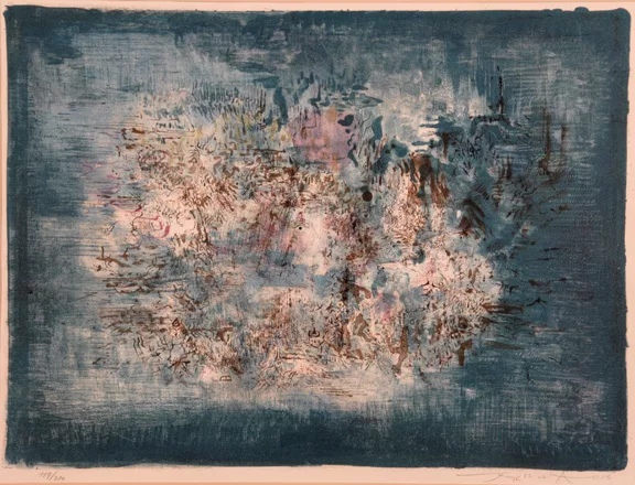Wou-Ki Zao — Petit jardin, 1956