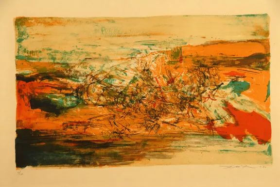 Wou-Ki Zao — Ohne Titel, 1973