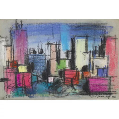 Xanti Schawinsky — "City 1322".