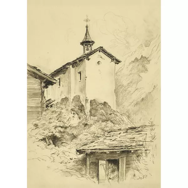 Die Kapelle in Eisten im Loetschental