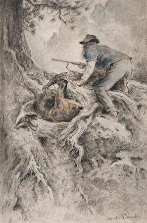 Chasseur à l'affût