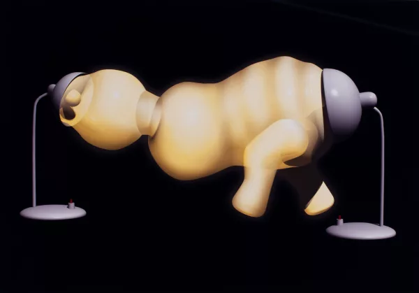 Yves Netzhammer — Mappe. Was man frisst wird zum Inhalt, 1998