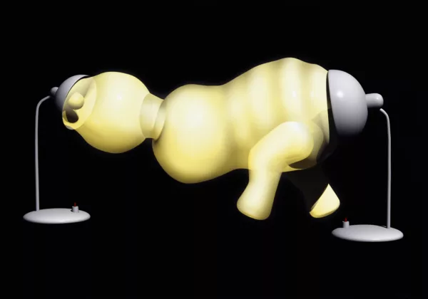 Yves Netzhammer — Mappe. Was man frisst wird zum Inhalt, 1998