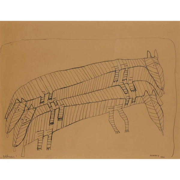 Zoltan Kemeny — ZÈBRES, 1946 ZEBRAS, 1946