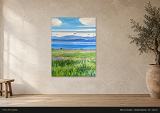 Le lac Léman depuis St-Prex — D’après Ferdinand Hodler — Vue 7